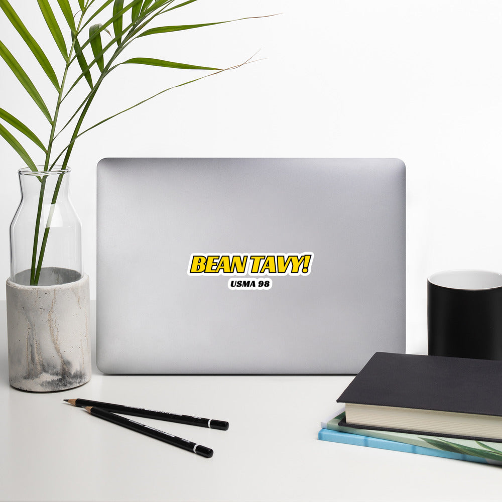 USMA 98 "Bean Tavy!" Bubble-free stickers