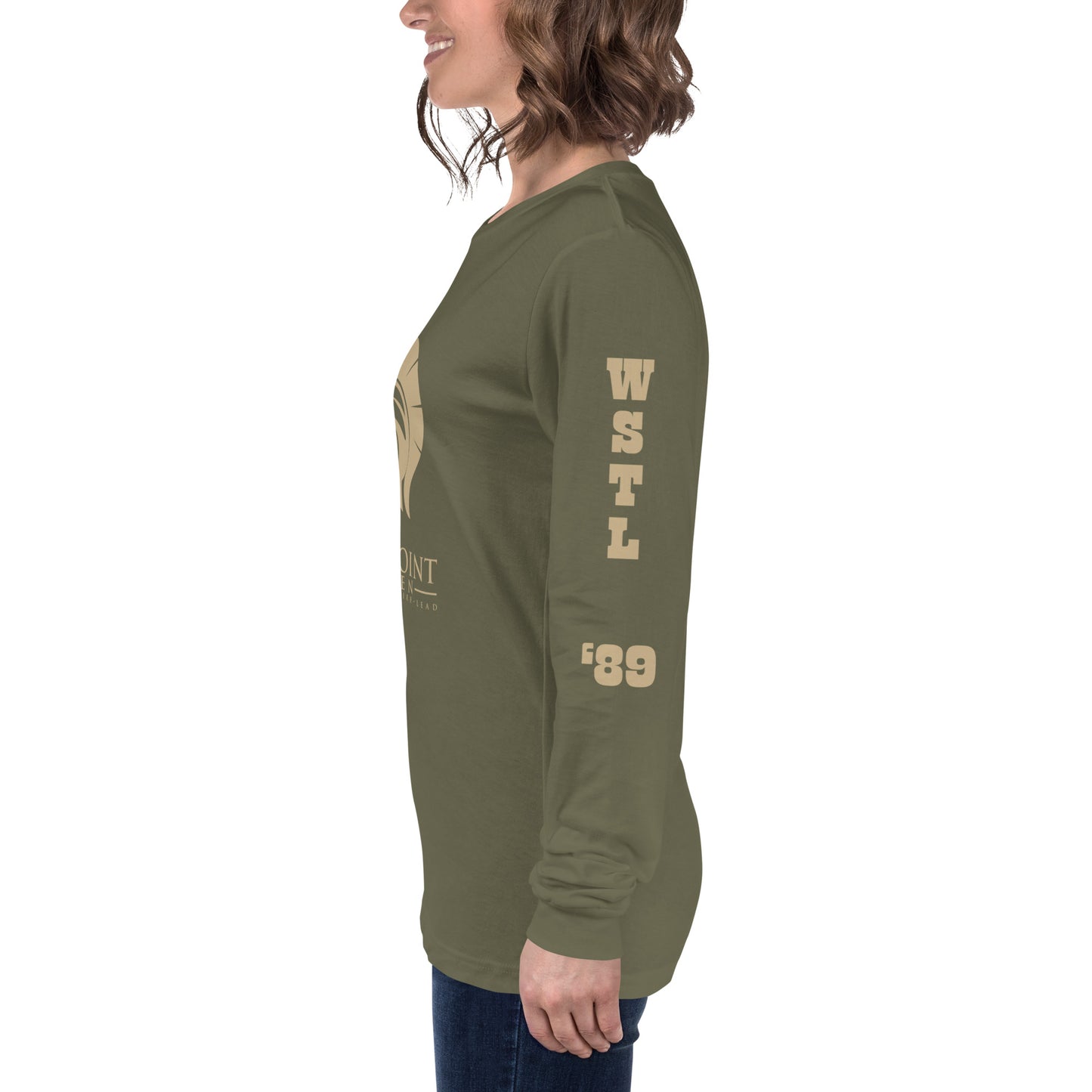 WPW WSTL '89 (Olive Green/Sand) Unisex Long Sleeve Tee