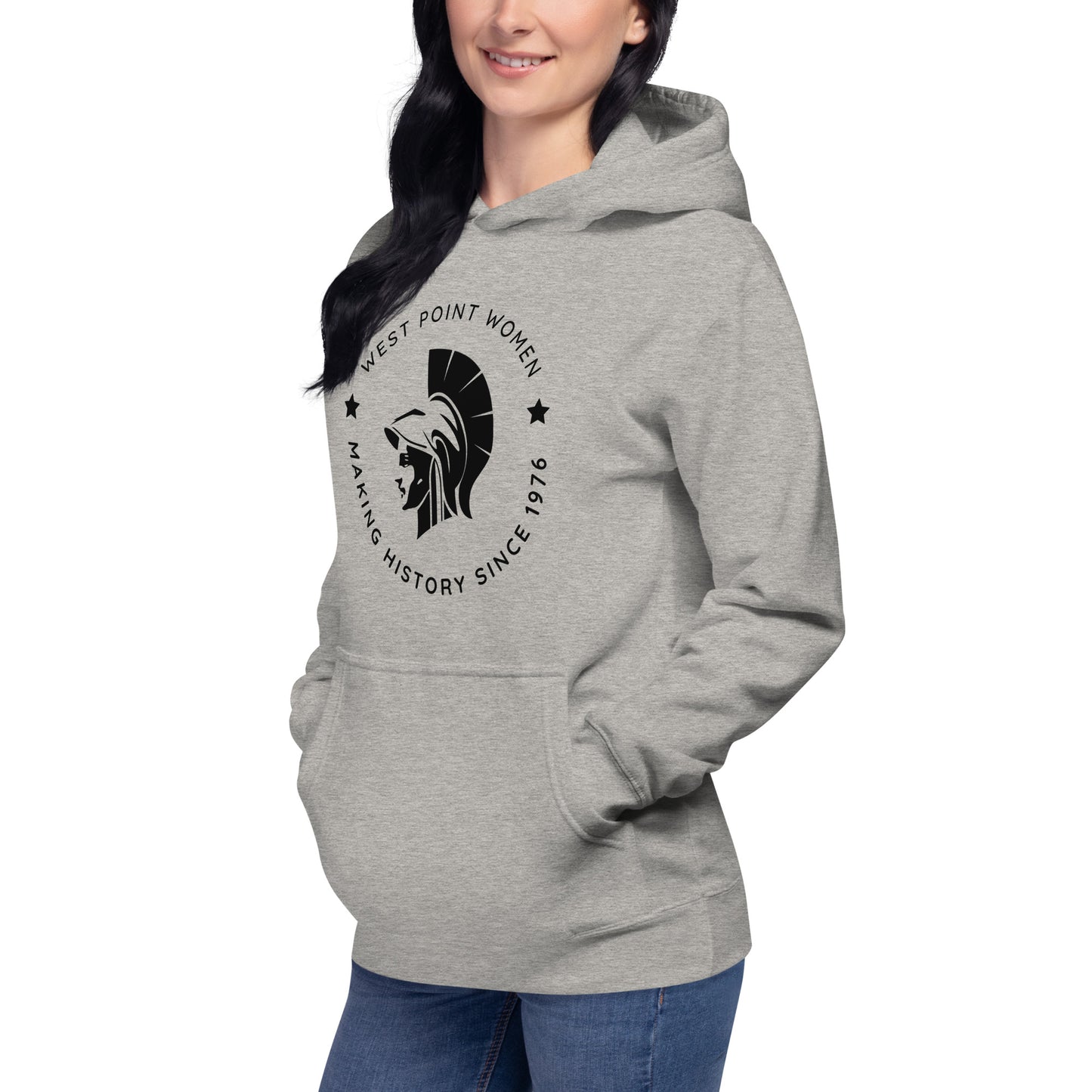 West Point Women Making History Unisex Hoodie, Black Design