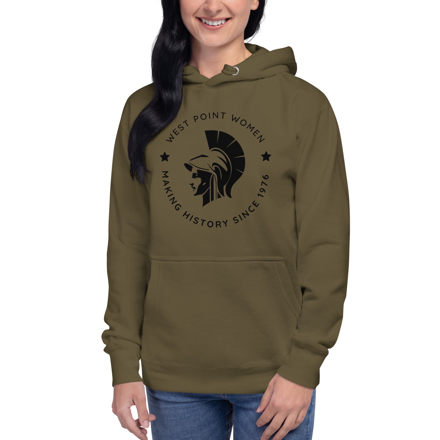 West Point Women Making History Unisex Hoodie, Black Design