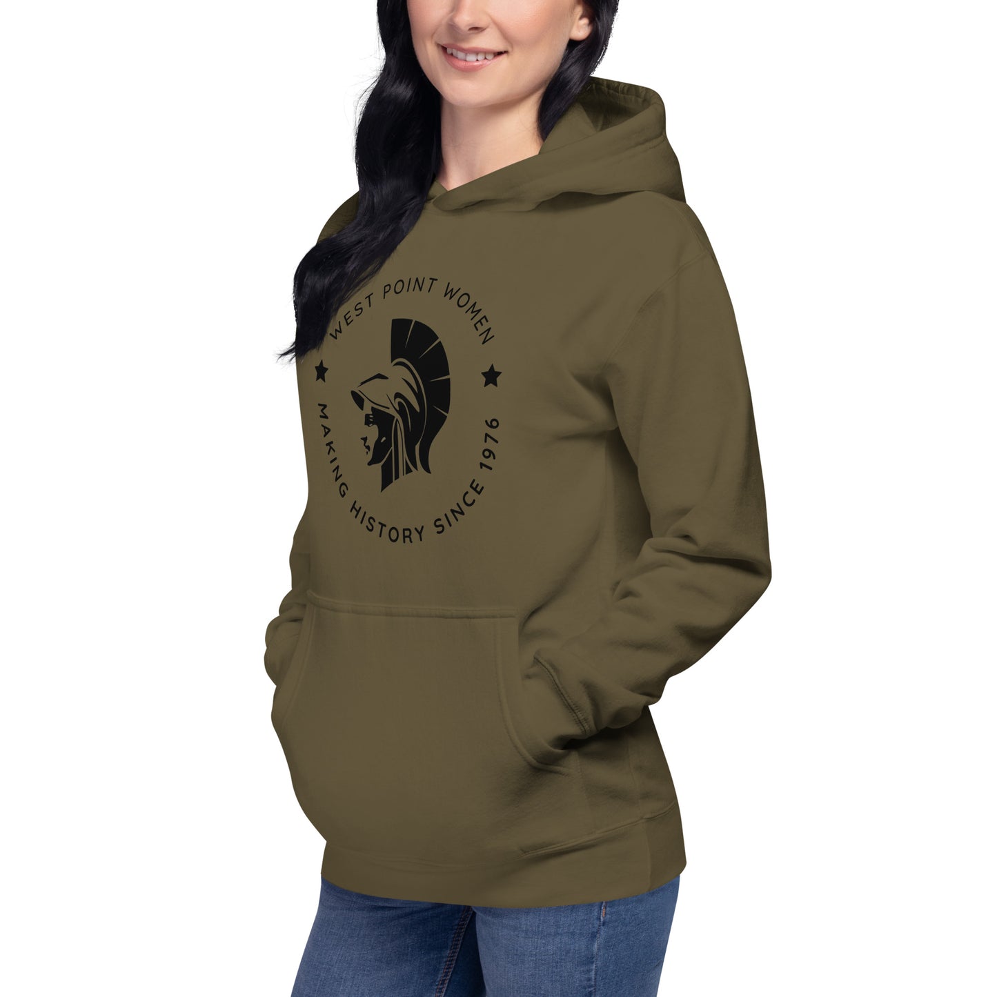West Point Women Making History Unisex Hoodie, Black Design