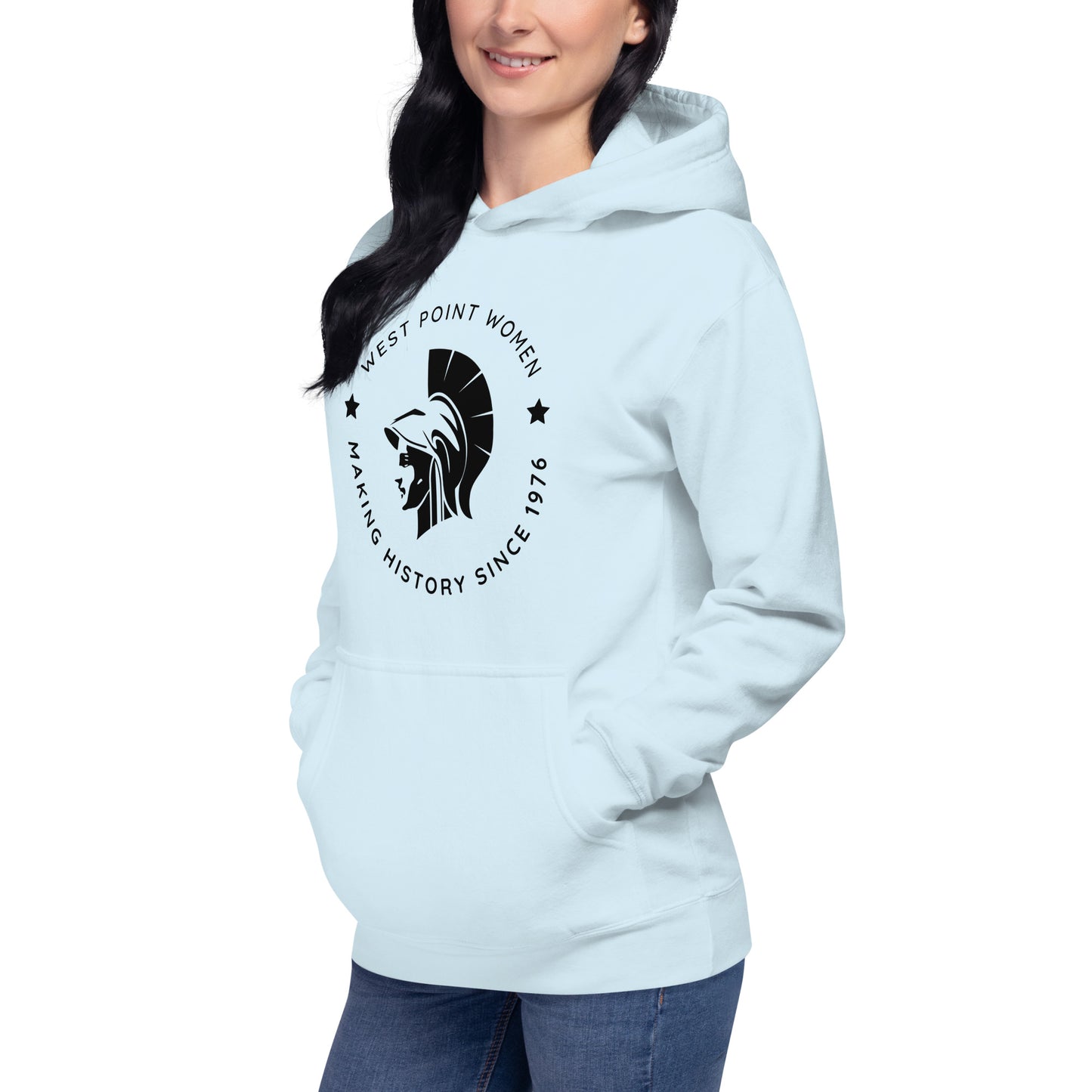 West Point Women Making History Unisex Hoodie, Black Design