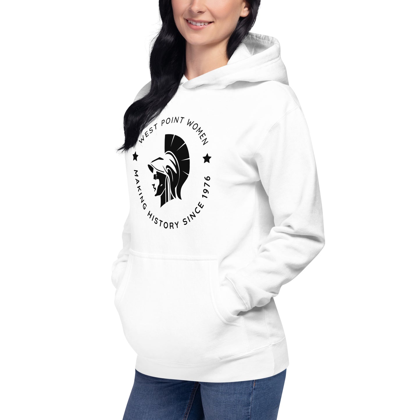 West Point Women Making History Unisex Hoodie, Black Design