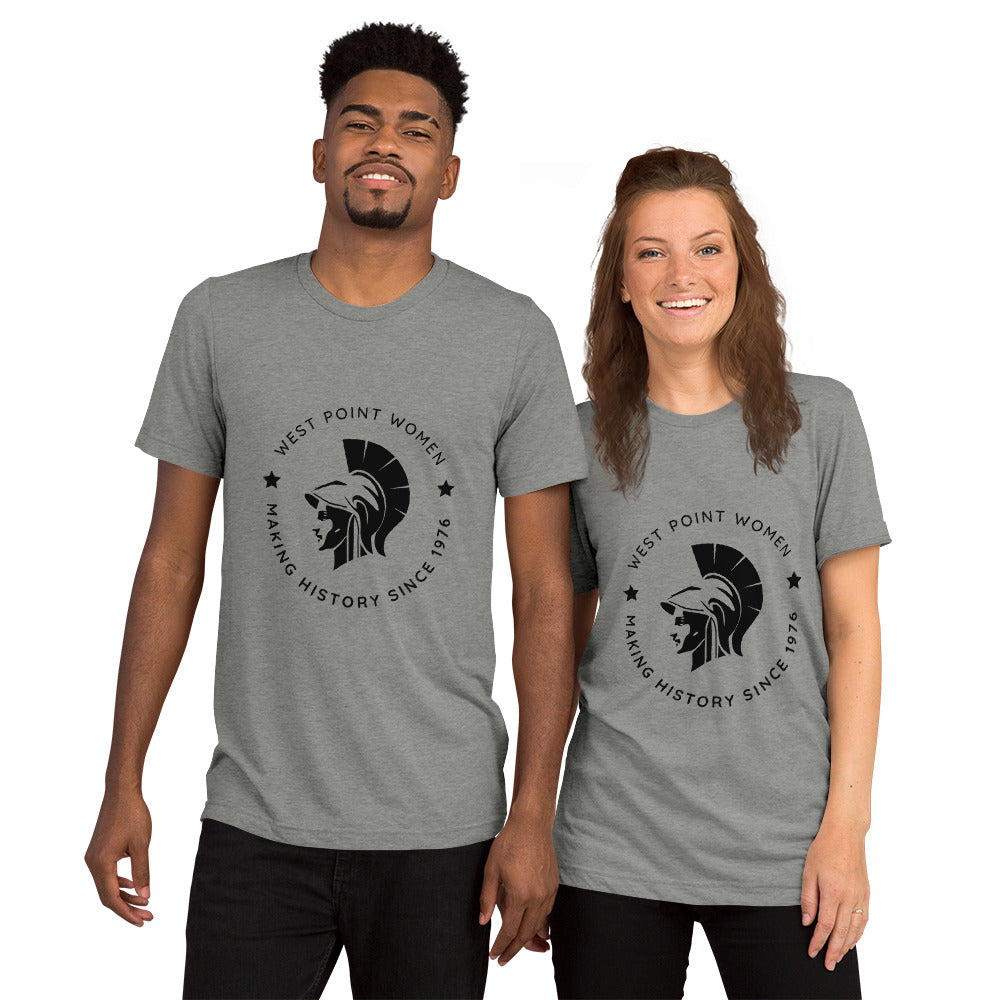"West Point Women Making History Since 1976" Unisex Tri-blend Short sleeve t-shirt