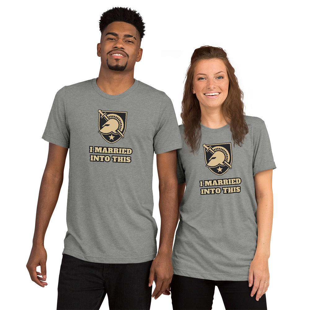 "I married into this" West Point Short sleeve t-shirt