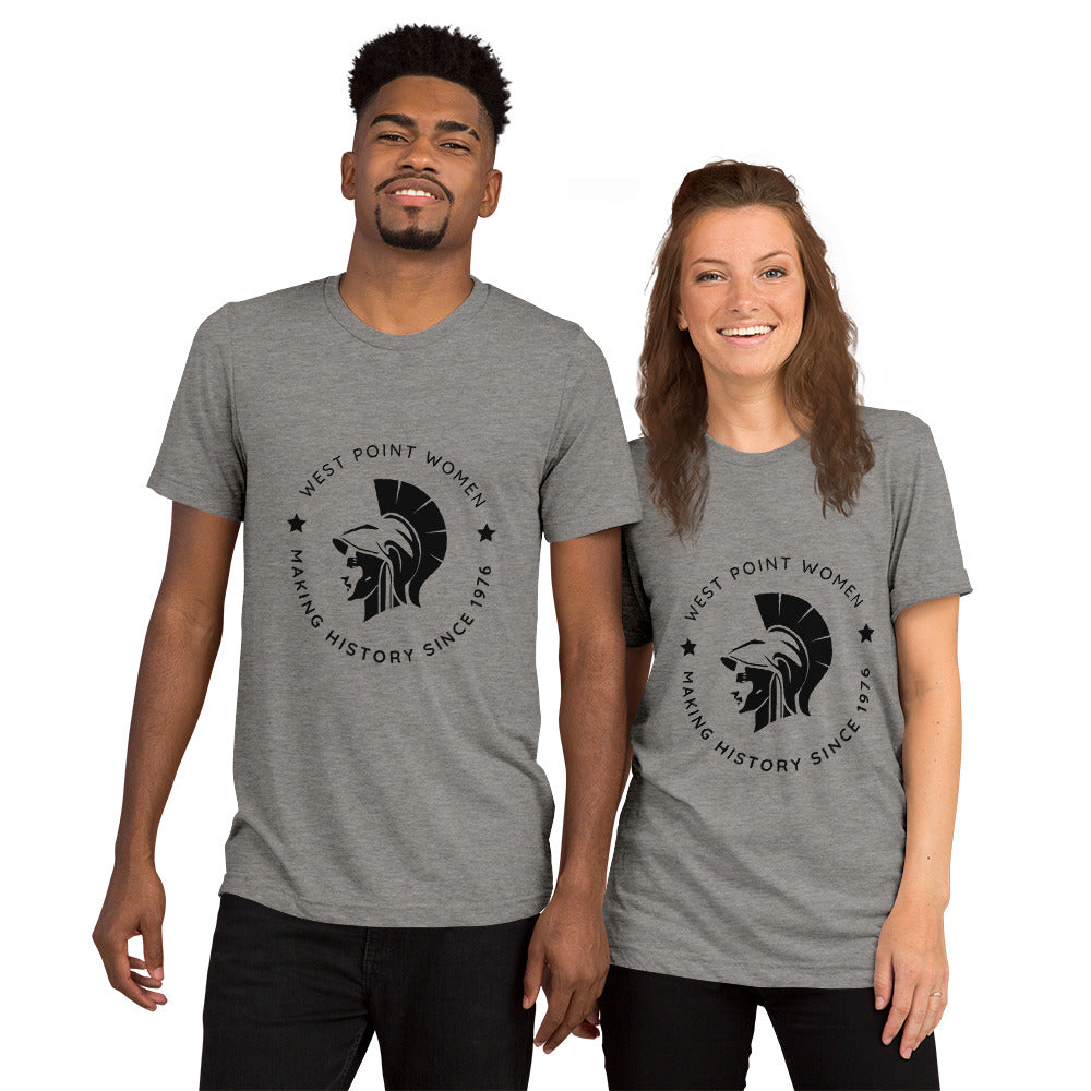 "West Point Women Making History Since 1976" Unisex Tri-blend Short sleeve t-shirt