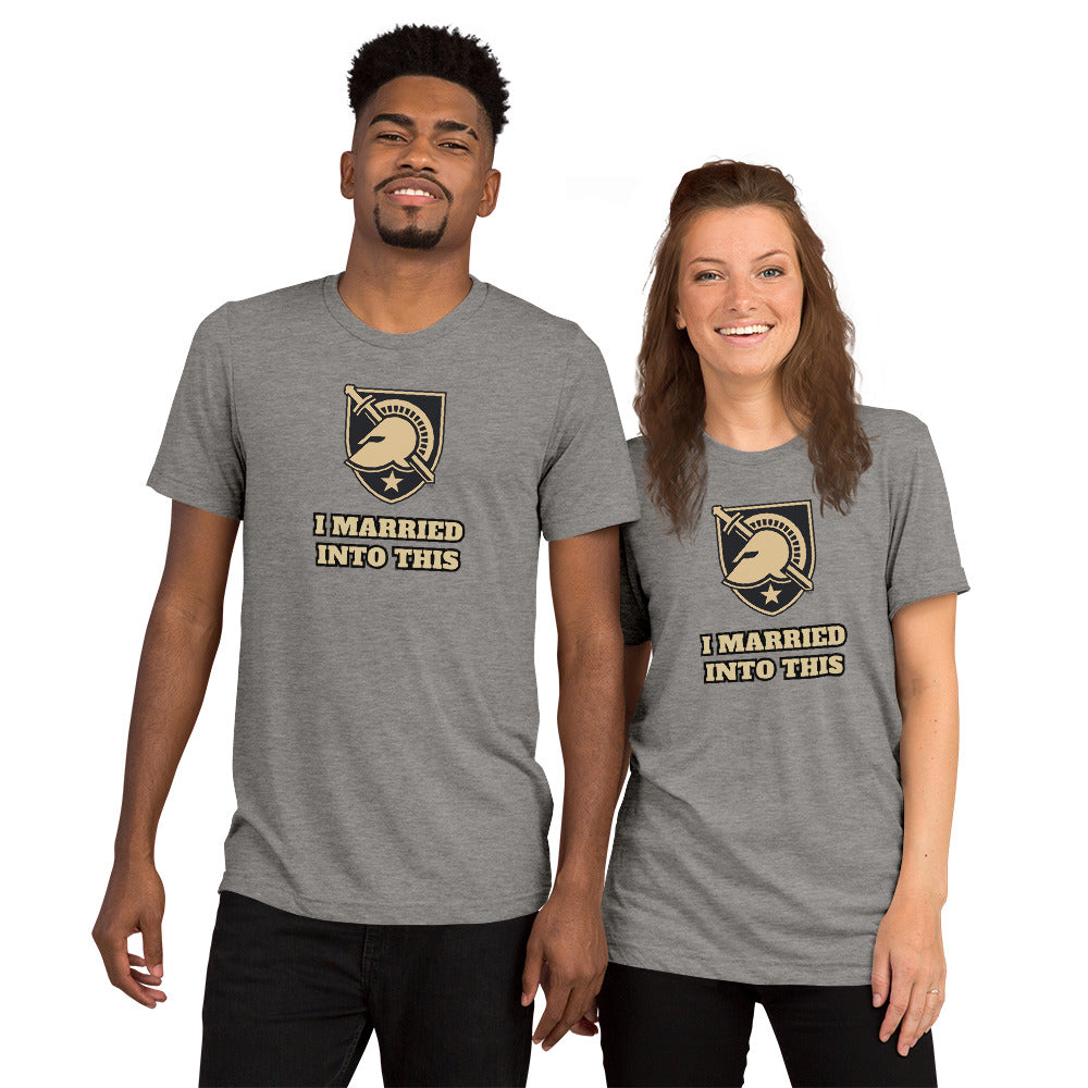 "I married into this" West Point Short sleeve t-shirt