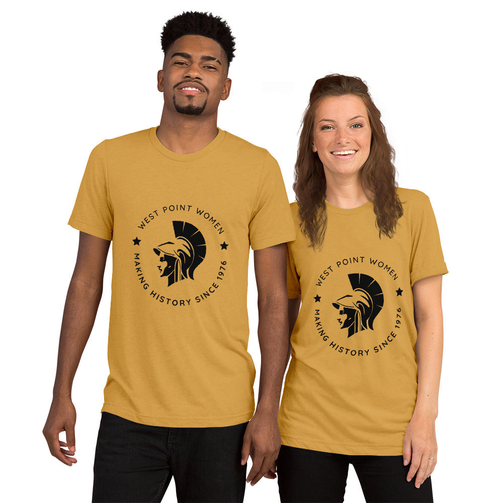 "West Point Women Making History Since 1976" Unisex Tri-blend Short sleeve t-shirt