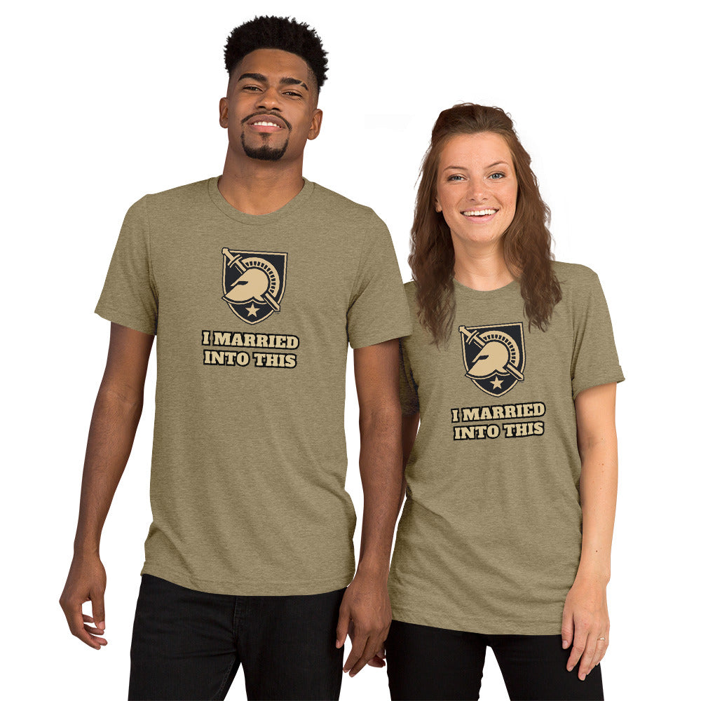 "I married into this" West Point Short sleeve t-shirt
