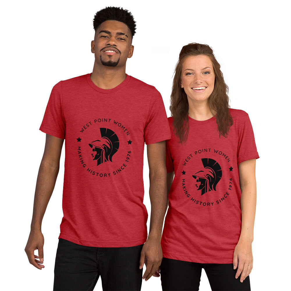 "West Point Women Making History Since 1976" Unisex Tri-blend Short sleeve t-shirt