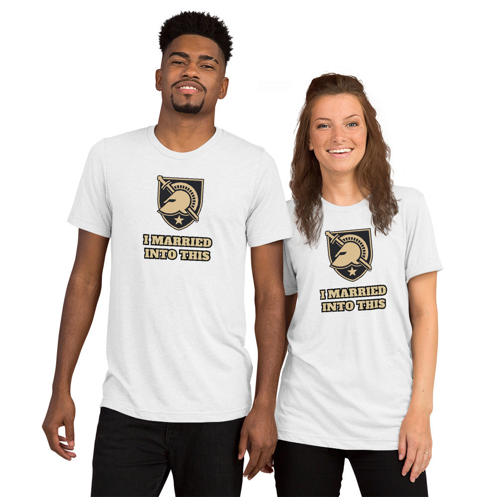 "I married into this" West Point Short sleeve t-shirt