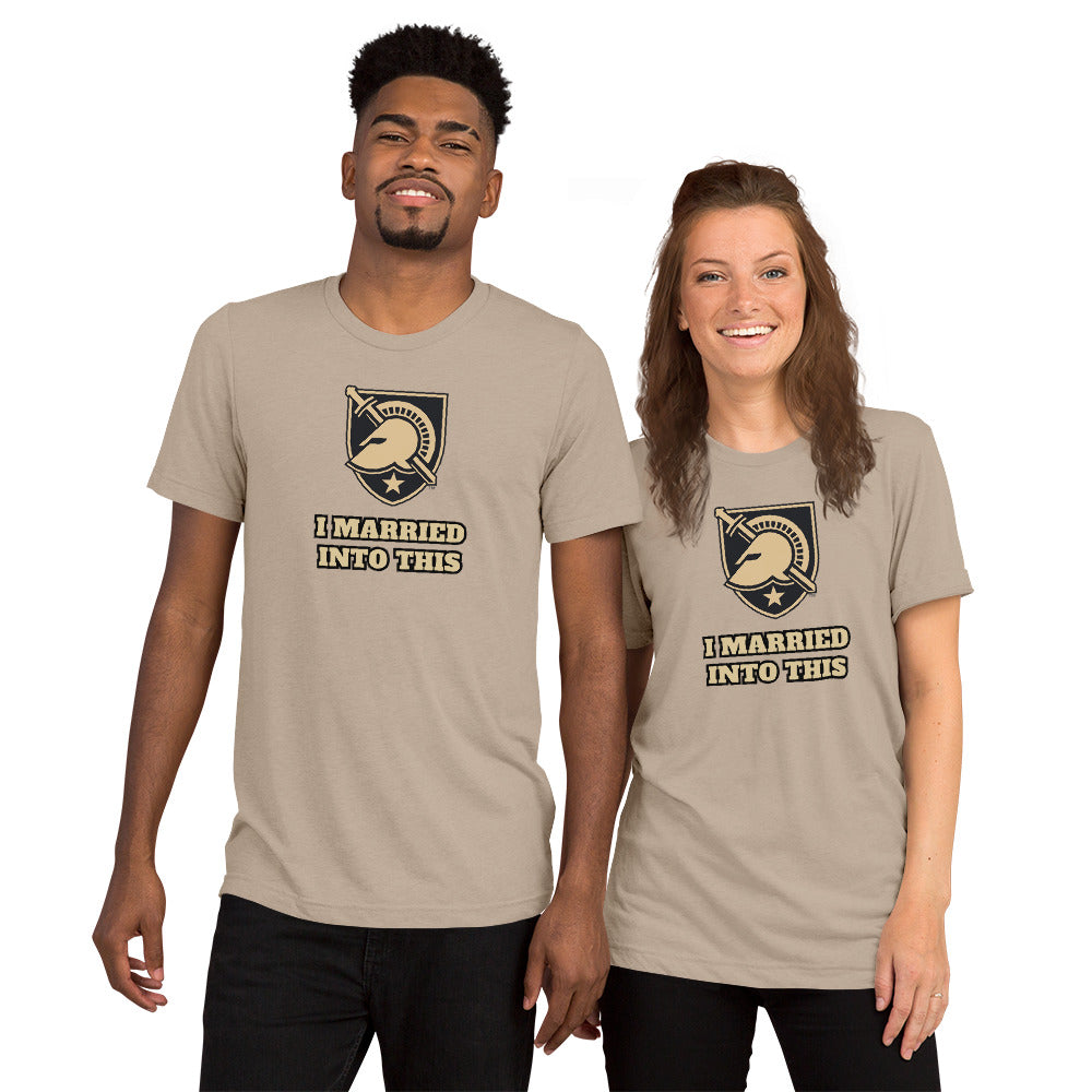"I married into this" West Point Short sleeve t-shirt