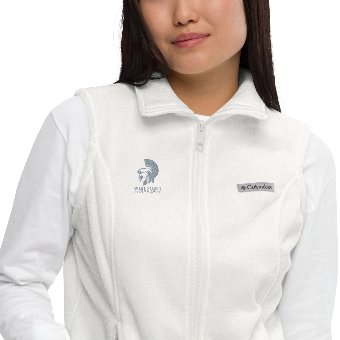 West Point Women Logo Women’s Columbia fleece vest