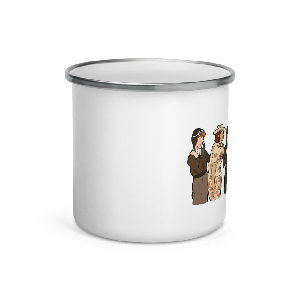 "Ode to the Trailblazers" Art by Hannah Lamb - Enamel Mug