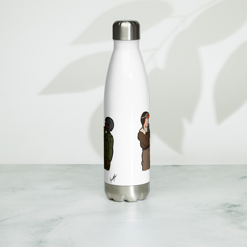 "Ode to the Trailblazers" Art by Hannah Lamb Stainless Steel Water Bottle