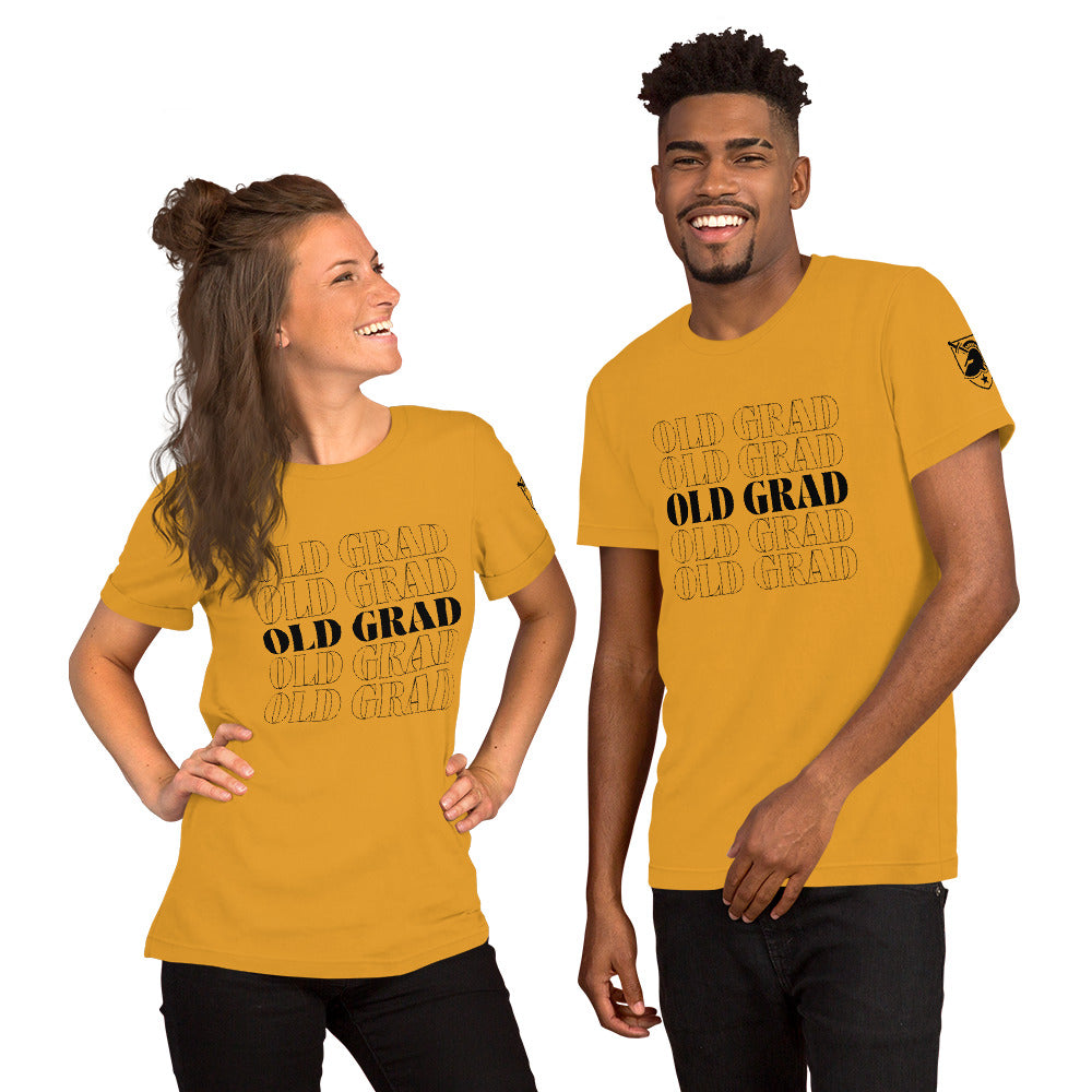 OLD GRAD Unisex t-shirt (Shoulder Logo)
