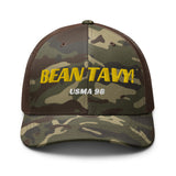 "BEAN TAVY! USMA 98" Racer Camouflage trucker hat
