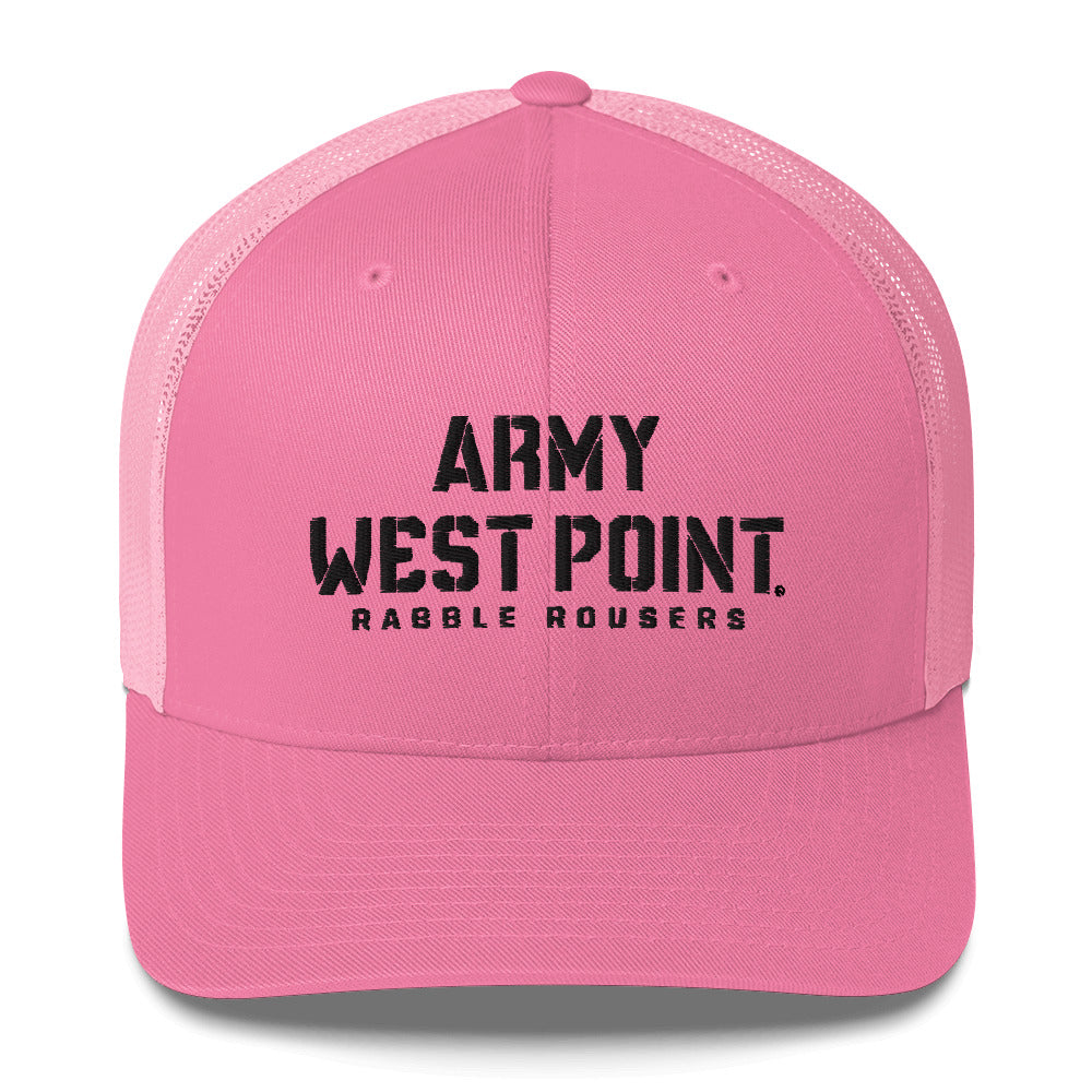 Army West Point Rabble Rousers Trucker Hat (Black Thread)