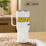 "BEAN TAVY!" Travel mug with a handle