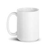 "Ode to the Trailblazers" by Hannah Lamb White glossy mug (microwave/dishwasher safe)